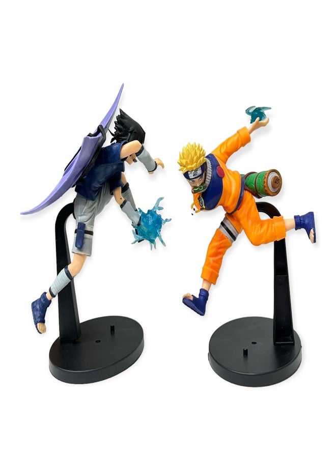 AUGEN Naruto 2 C Action Figure Limited Edition for Car Dashboard, Decoration, Cake, Office Desk & Study Table (18cm)(Pack of 2) - Image 2